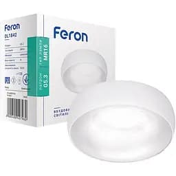 Светильник точечный Feron DL1842 MR16 G5.3 белый хром круг (40042)