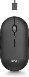Комп'ютерна миша Trust Puck Rechargeable Ultra-Thin BT/WL Silent чорний teh0014000 - мініатюра 4