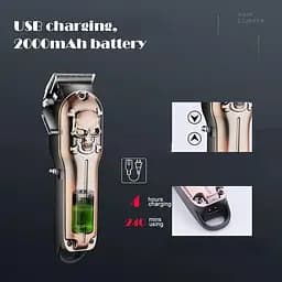 Машинка для стрижки Kemei KM-2618 з потужним двигуном (KM-2618_645) - мініатюра 7