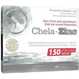 Вітаміни та мінерали Olimp Chela-Zinc, 30 капсул