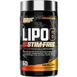 Жиросжигатель Nutrex Research Lipo-6 Stim Free, 60 капсул