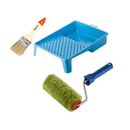 Валик "Сінтекс" 180х48 мм з ручкою, ванночка та пензлик "Стандарт" (770-248)