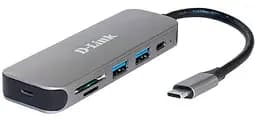 USB-концентратор DUB-2333 3xUSB3.0 1xUSB-C 1xHDMI USB-C D-Link teh0018450