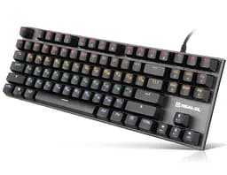 Клавиатура игровая механическая REAL-EL M5 USB RGB Black - мініатюра 3
