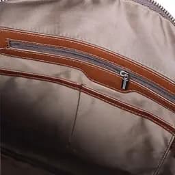 Надійна шкіряна чоловіча сумка для ноутбука Vintage 23159 Коричневий - мініатюра 6