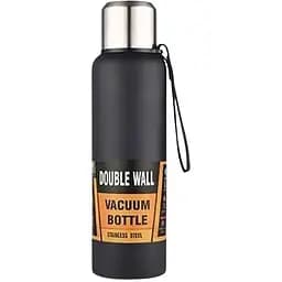 Термос Double Wall PHCYF06 з нержавіючої сталі 1500 мл чорний