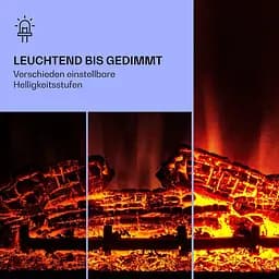 Електричний камін Klarstein Beerenberg 1800 Вт (10038398) - мініатюра 7