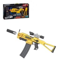 Бластер Blaster Shots с оптическим прицелом, глушителем и 40 мягкими патронами.