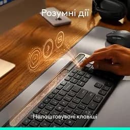 Клавіатура Logitech Slim Solar+ Bluetooth Graphite (920-013764) - мініатюра 10