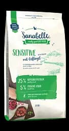 Сухий корм Sanabelle Sensitive для дорослих кішок з домашнім птахом 2 кг