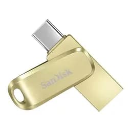 Флеш накопичувач USB 512Gb Ultra Dual Luxe, Gold SanDisk teh0024653 - мініатюра 2