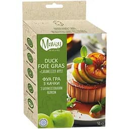 Ласощі для собак Mavsy від 3 місяців фуа-гра з качки з карамелізованим яблуком 50 г