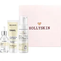 Набір косметики для обличчя Hollyskin Snail Smart Intensive Care: Сироватка 30 мл + Маска 100 мл + Очищаюча пінка 150 мл - мініатюра 2