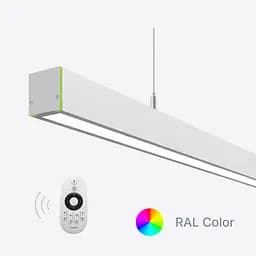 Диммируемый линейный светодиодный светильник X-LED 50Вт ral (985х42х43)