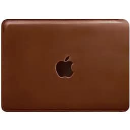 Шкіряний чохол BlankNote для MacBook 14 дюйм Світло-коричневий Crazy Horse