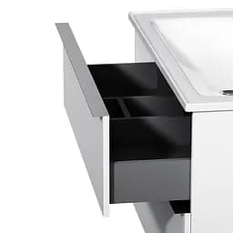 Тумба з умивальником Am.Pm X-Joy S підвісна 100 см 2 ящики білий MTA-FHX1002WG-WCC1002WG, Білий - мініатюра 5