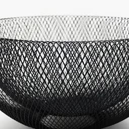 Кошик для фруктів MBM Home металевий 295x150 мм чорний (KP-143 M BLACK) - мініатюра 3