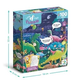 Дитячий пазл Шукай та знаходь "Країна динозаврів" DoDo Toys 300669, 100 елементів - мініатюра 6
