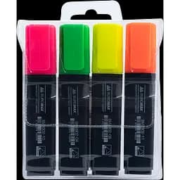 Набор текст-маркеров Buromax Jobmax 4 шт. (BM.8902-94)