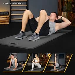 Коврик для йоги Trex Sport TX-029NGM NBR 2см 190х80 сірий - мініатюра 5