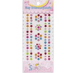 Наклейка камни "Звездочки" Bambi XY-005 для авто, ноутбуков, телефонов Вид 2