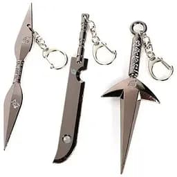 Набір брелоків Naruto зброя Ніндзі 3 шт. (N 27.158)