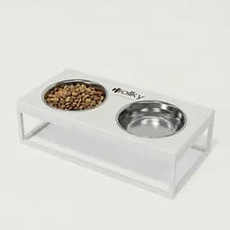 Hollky Base M — миски на подставке для средних собак и крупных кошек (2 × 0,95 л)