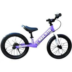 Беговел Corso Maxis MX-30694 стальная рама ручной задний тормоз надувные резиновые колеса 16" подножка звонок