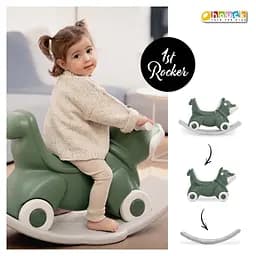 Гойдалка-каталка Hauck 1st Rocker Fox Green, зелена (80500-2) - мініатюра 7