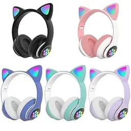 Бездротові навушники Cat STN-28 / Гарнітура з мікрофоном FM радіо Bluetooth червоний - мініатюра 4