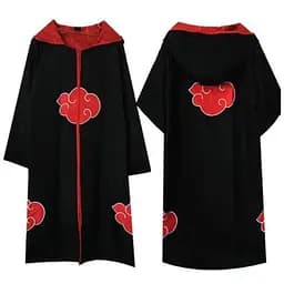 Плащ Акацукі з капюшоном Аніме Наруто Naruto Akatsuki NA 22.049