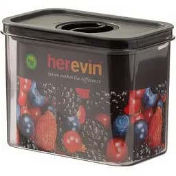 Контейнер для пищевых продуктов Herevin Canister-Vacuum Lid-Black 1.2 л (161179-012)