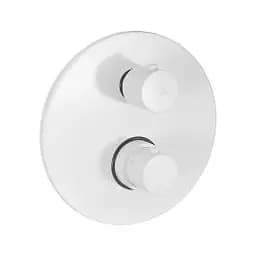 Термостат для душу на 2 споживача Paffoni Light white matt LIQ018BO, Білий матовий