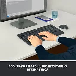 Комплект (Клавіатура та Миша) Logitech MK540 Advanced Combo (920-008685) Wireless Black - мініатюра 2