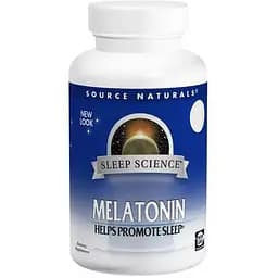 Натуральна добавка Source Naturals Melatonin 3mg Sleep Science 120 вегакапсул