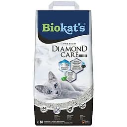 наповнювач туалету для котів Biokat's Diamond Classic 8 кг бентонітовий - мініатюра 2