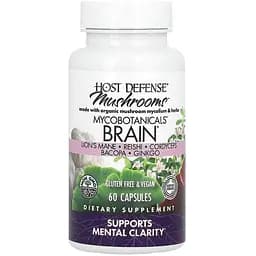 Натуральна добавка Host Defense MycoBotanicals Brain 60 капсул