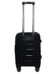 Валіза міні XS+ з поліпропілену Milano bag 0305 40л Чорний - мініатюра 3
