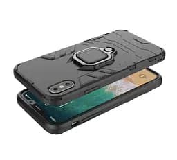 Чохол бампер Primolux Ring Armor для Apple iPhone Xs Max Black - мініатюра 3