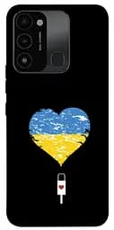 Чохол Demsky З Україною в серці для Tecno Spark Go 2022 (KG5m)