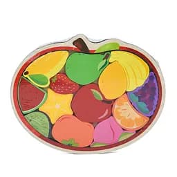 Дитячий дерев'яний пазл-вкладиш "Фрукти" Bambi MD 1500-6