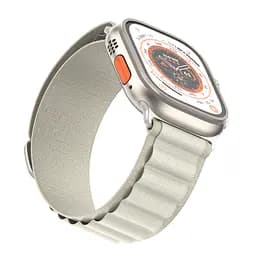 Ремінець для Apple Watch 42 (Series 11-10)/41/40/38, бежевий, Alpine Loop Alpina Band, тканинний поліестеровий ремінець для смарт-годин, дихаючий, для активного відпочинку та спорту, ArmorStandart (ARM64974) - мініатюра 3