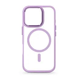 Чехол для Apple iPhone 16 Pro, Unit MagSafe, розовый, прозрачный, магсейф, противоударный, магнитный, панель-накладка с поддержкой MagSafe, с поддержкой беспроводной зарядки, TPU+PC, защита всего корпуса, ударостойкий, ArmorStandart (ARM78723)