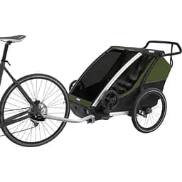 Дитяча коляска Thule Chariot Cab Double (Cypress Green) (TH 10204021) - мініатюра 3