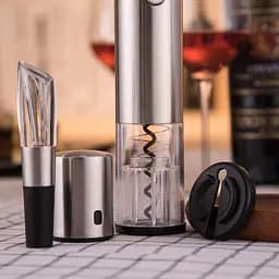 Винний набір Circle Joy Decanter Aerator + Wine Stopper + Bottle Opener - мініатюра 7
