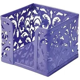 Бокс для бумаги Buromax Barocco металлический 8х9.5х9.5 см фиолетовый (BM.6216-07)