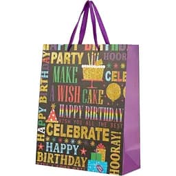 Пакет подарунковий JC121068 Чорний