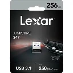 USB флеш-накопичувач Lexar JumpDrive S47 256GB USB-A 3.1 (LJDS47-256ABBK) [137808] - мініатюра 4
