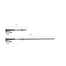 Трекінгова палиця телескопічна Naturehike (CNK2550DS010) 120см - алюміній - зелена - мініатюра 4