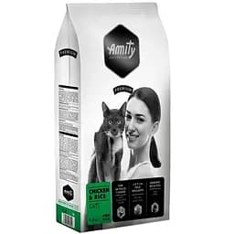 Сухой корм для кошек Amity Chicken&Rice ежедневный с курицей и рисом 1.5 кг